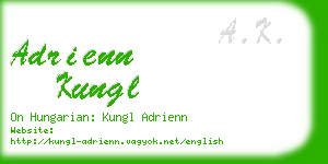 adrienn kungl business card